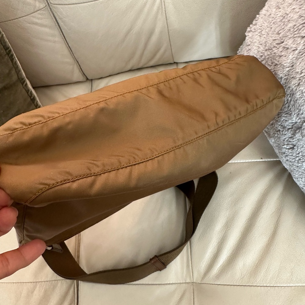 Prada Brown Nylon Crossbody Shoulder Bag - Picture 3 of 8